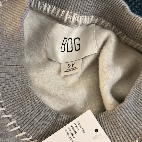 BDG Urban Outfitters Martina Spliced Crew Neck Sweatshirt Pullover - Picture 9 of 9